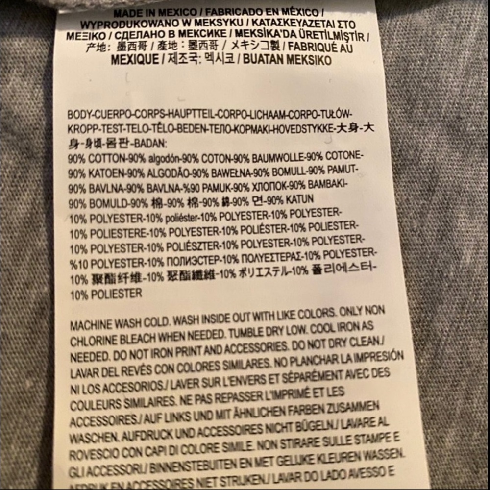 VANS T Shirt Plain Grey Women’s Shirt Size Small Medium Large Tee VN000R6FYR2 - Picture 4 of 5